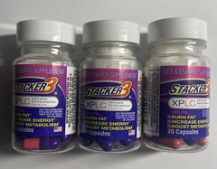 3x 20ct Stacker 3 XPLC Bottles Dietary Supplement Weight Loss 60 Pills Total