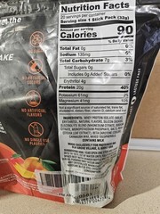 Protein2o Whey Protein Isolate Orange Mango 20 Packs/1.13 Oz New Sealed!