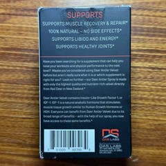 Bucked Up Deer Antler Spray Velvet Extract Post Workout 2FL.OZ 60ML Exp 03/2027