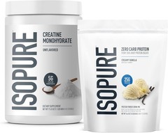Isopure Whey Isolate – Zero Carb or Low-Carb, Creamy Vanilla
