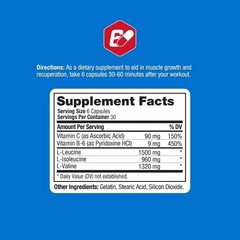 BCAA Plus Capsules – 180 Count for Optimal Muscle Recovery & Lean Muscle Support