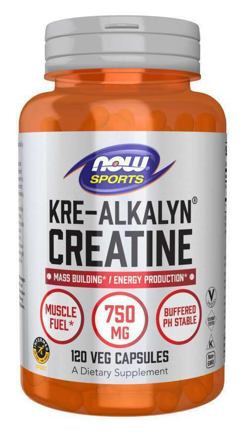 Now Foods Kre-Alkalyn Creatine 120 Capsules, Buy more SAVE more