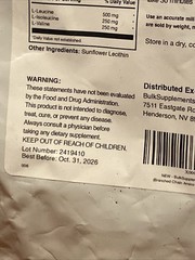 BulkSupplements BCAA 2:1:1 Powder 500g 17.6oz