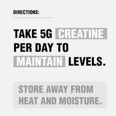 HEARTHY FOODS Creatine Monohydrate Powder 500g, Unflavored, 100 Servings