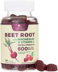 Beet Root Supplement Gummies – Superfood with Beetroot Extract Powder with Vitam