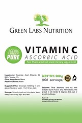 Ascorbic Acid Vitamin C Pure Powder 908g (2LB) GMO Free