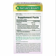 Nature’s Bounty Sleep3 10mg Melation Maximum Strength 120 tablets
