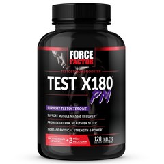 Test X180 PM Testosterone Booster Men Sleep Support Muscle Recovery 120 Tablets
