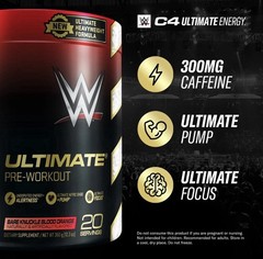 Cellucor C4 Ultimate Pre Workout Powder Bare Knuckle Blood Orange – Sugar Free