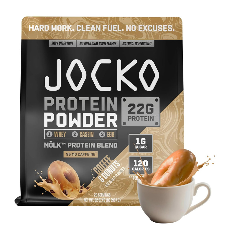 Jocko Mölk Coffee & Donuts Protein Powder 2LB Bag