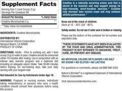 Micronized Creatine Monohydrate Powder – 450g, 90 Servings – Unflavored