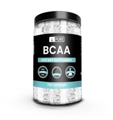 Pure Original Ingredients BCAA 730 Capsules No Magnesium Or Rice Fillers, Alw…