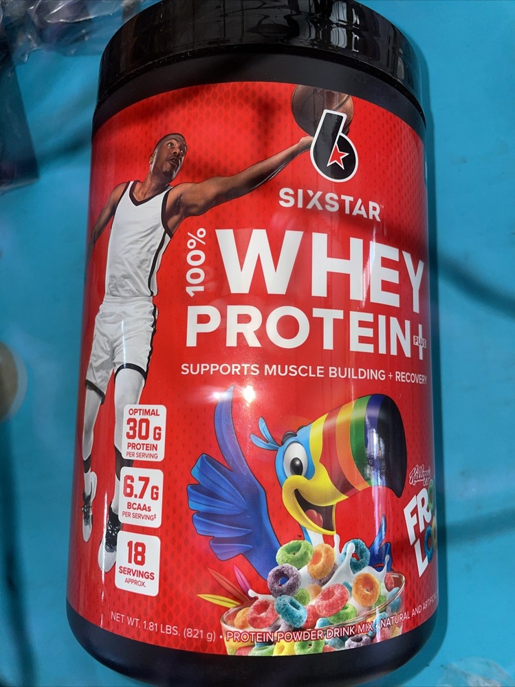 Six Star Whey Protein Kelloggs Fruit Loops 1.81 lbs Exp:09/26