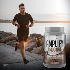 NDS Amplify Smoothie Protein -Added Greens Overall Health – Chocolate (30 Serve)