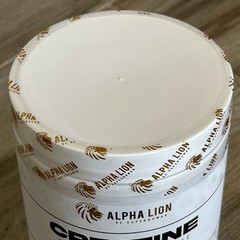 ALPHA LION Creatine Monohydrate Powder 5000MG 5G Scoop 60 Srv Unflavored SEALED