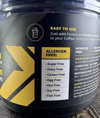 Forest Leaf Pure Micronized Powder Creatine – Strength & Energy – 100 servings