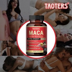 Maca Capsules 8050mg | 60 Caps | Red, Yellow, Black Maca | Ginseng, Tribulus