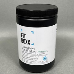 Fit Boxx FocusDrive Pre-Workout High Performance WATERMELON Focus Reps 06/2027