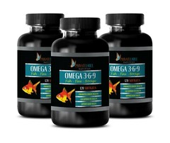 natural fish oil – OMEGA 3-6-9 3600mg – joint pain relief 3 Bottles 360 Softgels