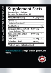 belly fat burner pills – CLA 1250mg – bodybuilding supplements – 180 Softgels
