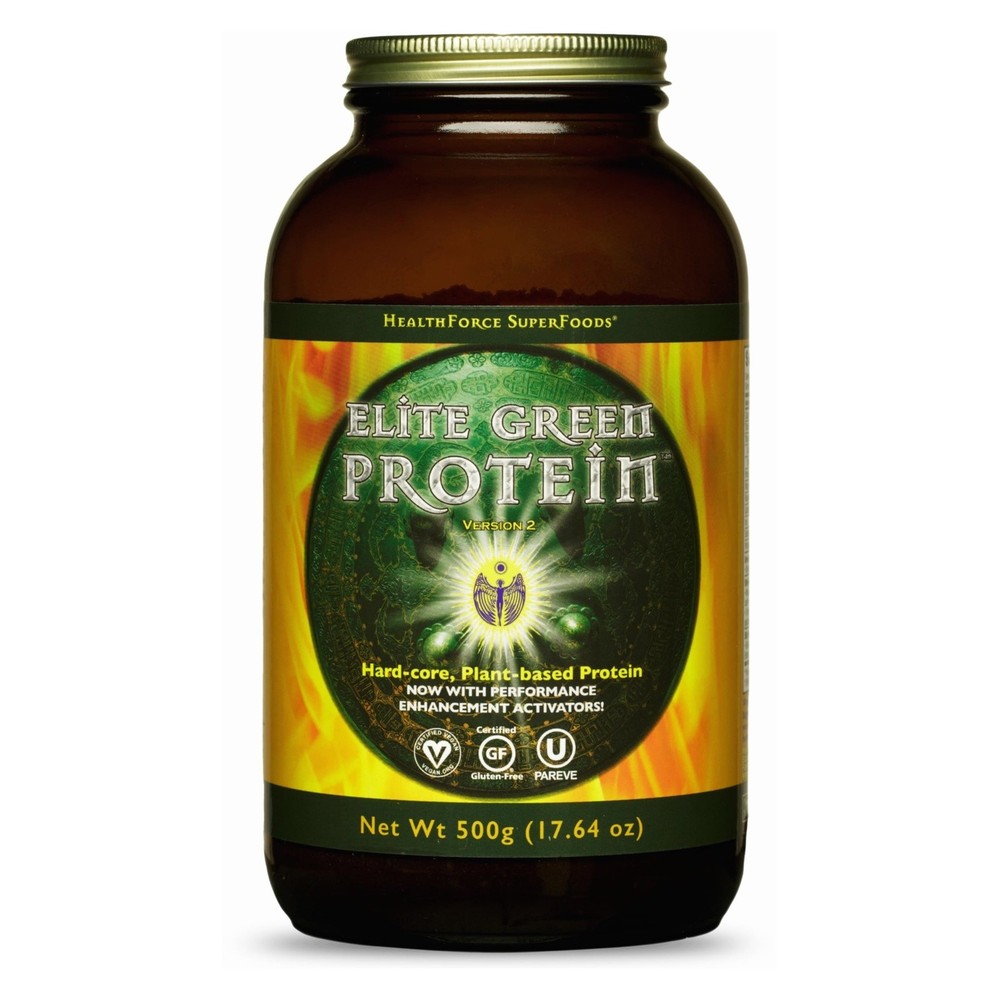 HealthForce SuperFoods Elite Green Protein Mesquite 500g Powder