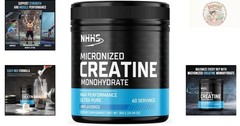 5g Micronized Creatine Monohydrate – Ultra-Pure, Easy-Mix Formula | 60 Servings