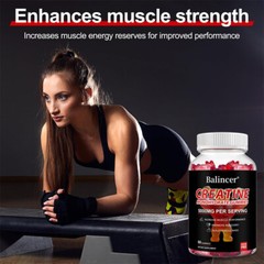 Creatine Monohydrate 60 Gummies Increase Performance Energy Muscle Endurance