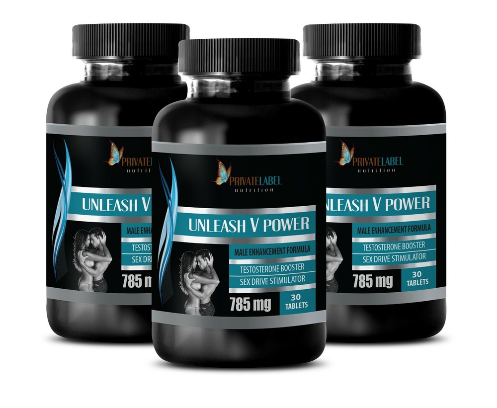 «Unleash V Power» Male Enhancement. Increase Size (3 Bottles, 90 Capsules)