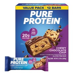 Pure Protein Chocolate Peanut Butter Bars – 20g Protein, Gluten Free