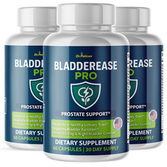 BladderEase Pro-Support Supplement for Men – Urinary & Prostate Health-3 Bottles