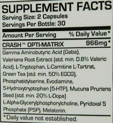 ProSupps Crash, Night-Time Sleep Aid, Rest & Recovery Formula, 60 Capsules