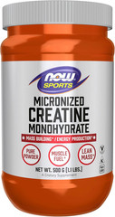 Micronized Creatine Powder, 500G, Mass Building/Energy Production, 1.1 Lb