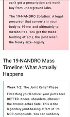19 Nandro 2 Step Precursor 2 Deca DHEA 4 Size/Strength By Vintage Muscle 💪🏛️🧪