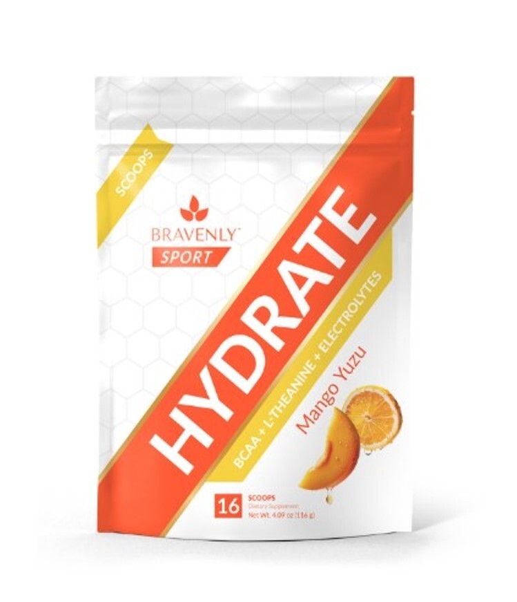Hydrate – Mango Yuzu Electrolyte Drink Mix | 16‑Serving Bag – NEW