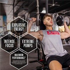 BSN N.O.-XPLODE Pre Workout Powder, Energy Supplement for Men and Women with Cre