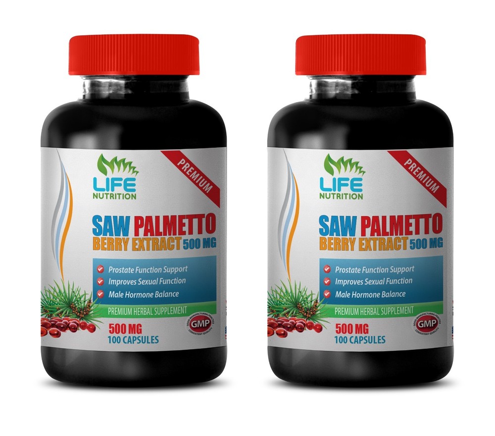 saw palmetto for sex – Saw Palmetto Berry 500mg – enhancement pills 2 Bottles