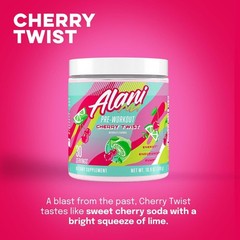 Alani Nu Pre Workout Powder Cherry Twist Amino Energy Boost Endurance Supplement
