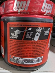 BPI Sports 1MR Vortex 50 serv Fruit Punch Pre-Workout Exp 4/28
