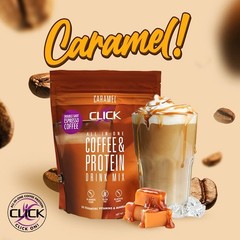Click Coffee & Protein Powder Bag – Caramel