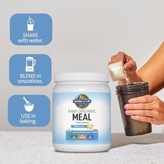 Organic Vegan Meal Replacement Shake 20g Protein 150 Calories Vanilla 17oz