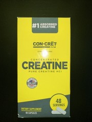 CON-CRĒT Concentrated Creatine – Pure Creatine HCI 48 Capsules