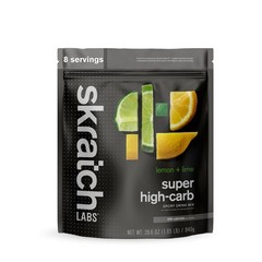 Sustained Energy Hydration Drink – High-Carb Lemon Lime Powder, 8 Servings