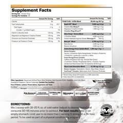 PMD Sports Pump Fuel Ultra 2.05 Pound (Pack of 1), Tropical Orange Mango