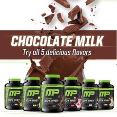 MusclePharm Combat 100% Whey Protein Powder – 5 lb, 70 Servings, Chocolate Milk