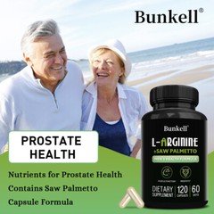 Men’s Health Formula | L Arginine & Saw Palmetto | Muscle & Prostate Support