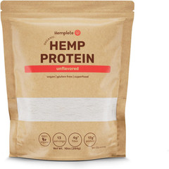 Hemp Vegan Protein Powder, Unflavored Vegan Powder with Plant Protein for Muscle