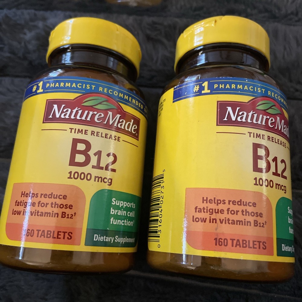 2 – Nature Made Vitamin B6 1000mcg 160 Tablets Each