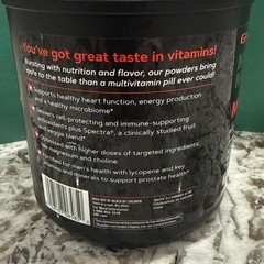GNC Mega Men Multi Powder, Vanilla, 23 Vitamins & Minerals, 5G Protein, 16.4 oz