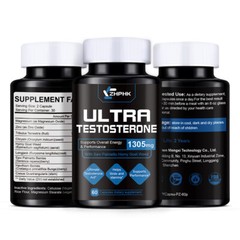 Testosterone Booster for Men, Male Enhancement Pills, Energy, Libido 60 Capsules