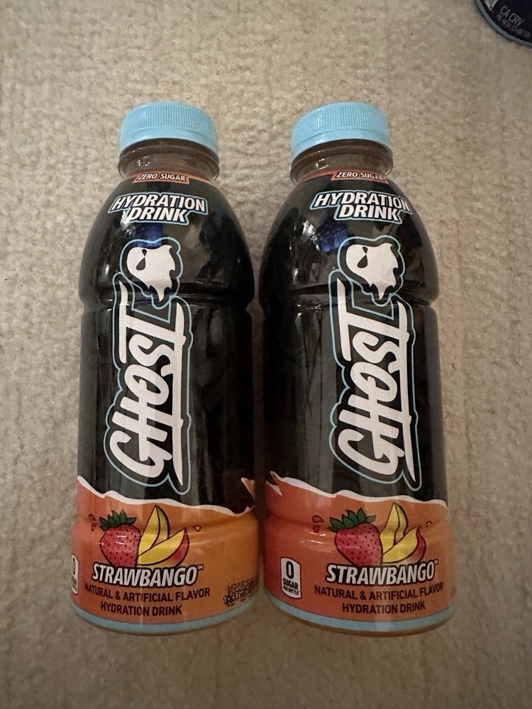 Ghost Hydration Strawbango Lot Of Two (2)